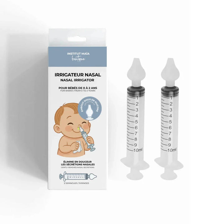 Irrigateur nasal - Duo de seringues et embouts - Institut Maïa Accessoires bébés Institut Maïa 