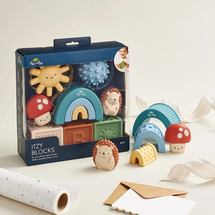 blocs sensoriel boules et amis Jeu éveil sensoriel Itzy Ritzy