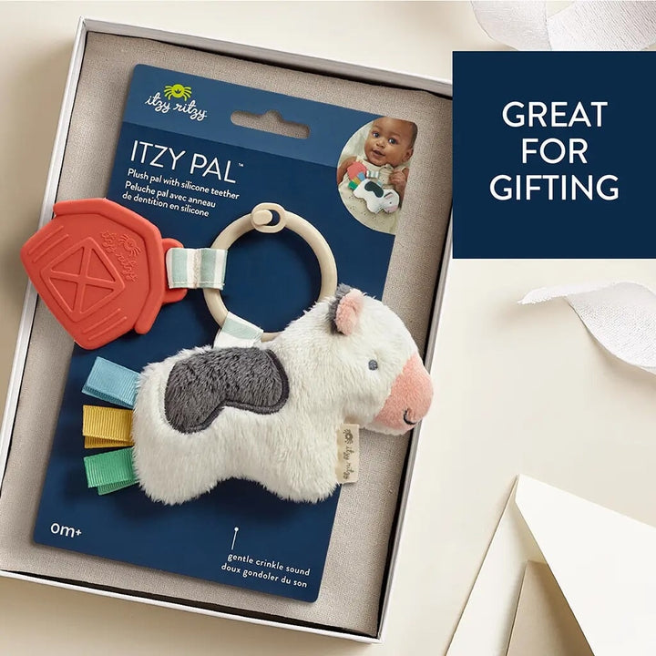 jouet dentition peluche ferme vache itzy ritzy Mlle et Coco