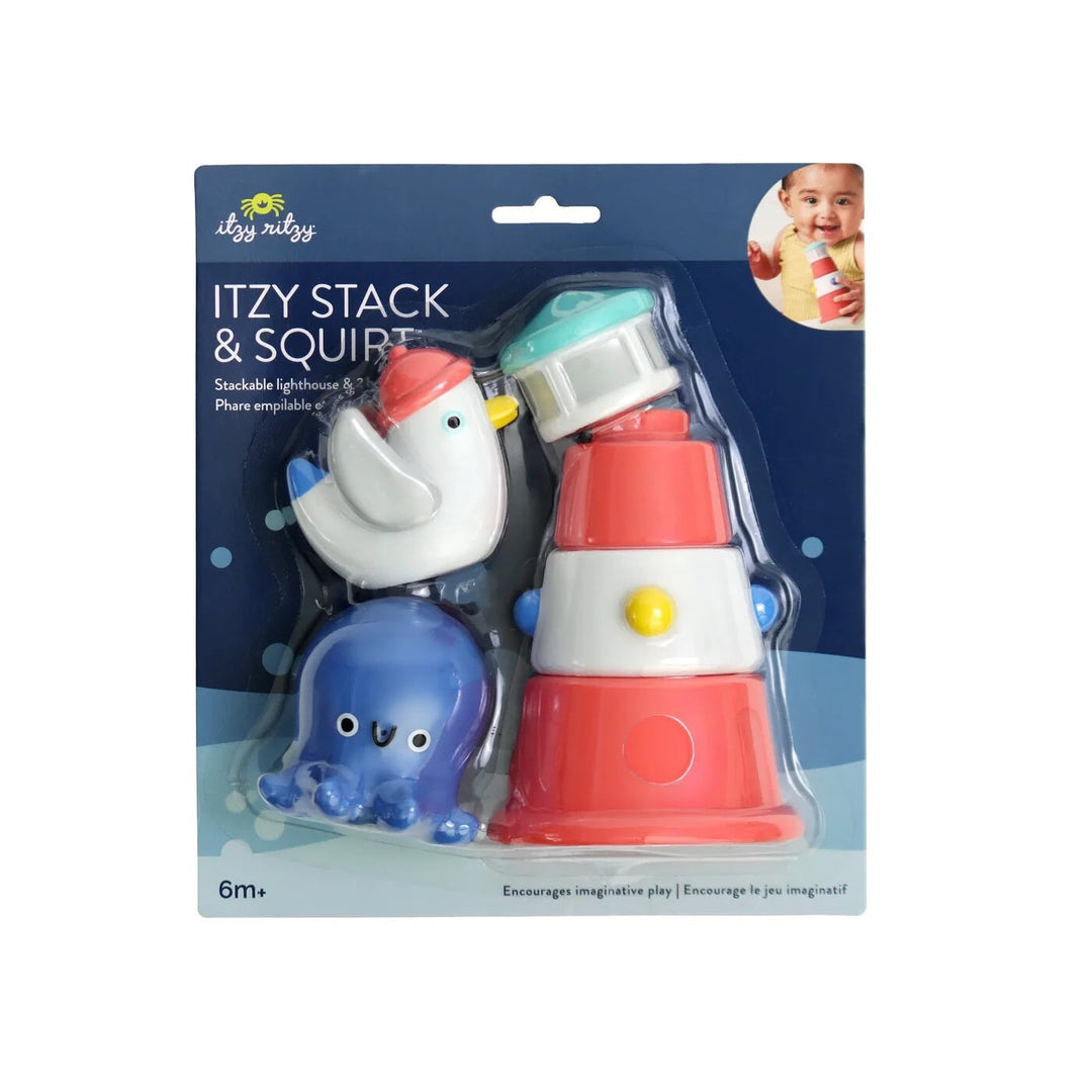 Jeu de bain Itzy itzy stack & squirt - Phare - Itzy Ritzy Jouet/jeux Itzy Ritzy 