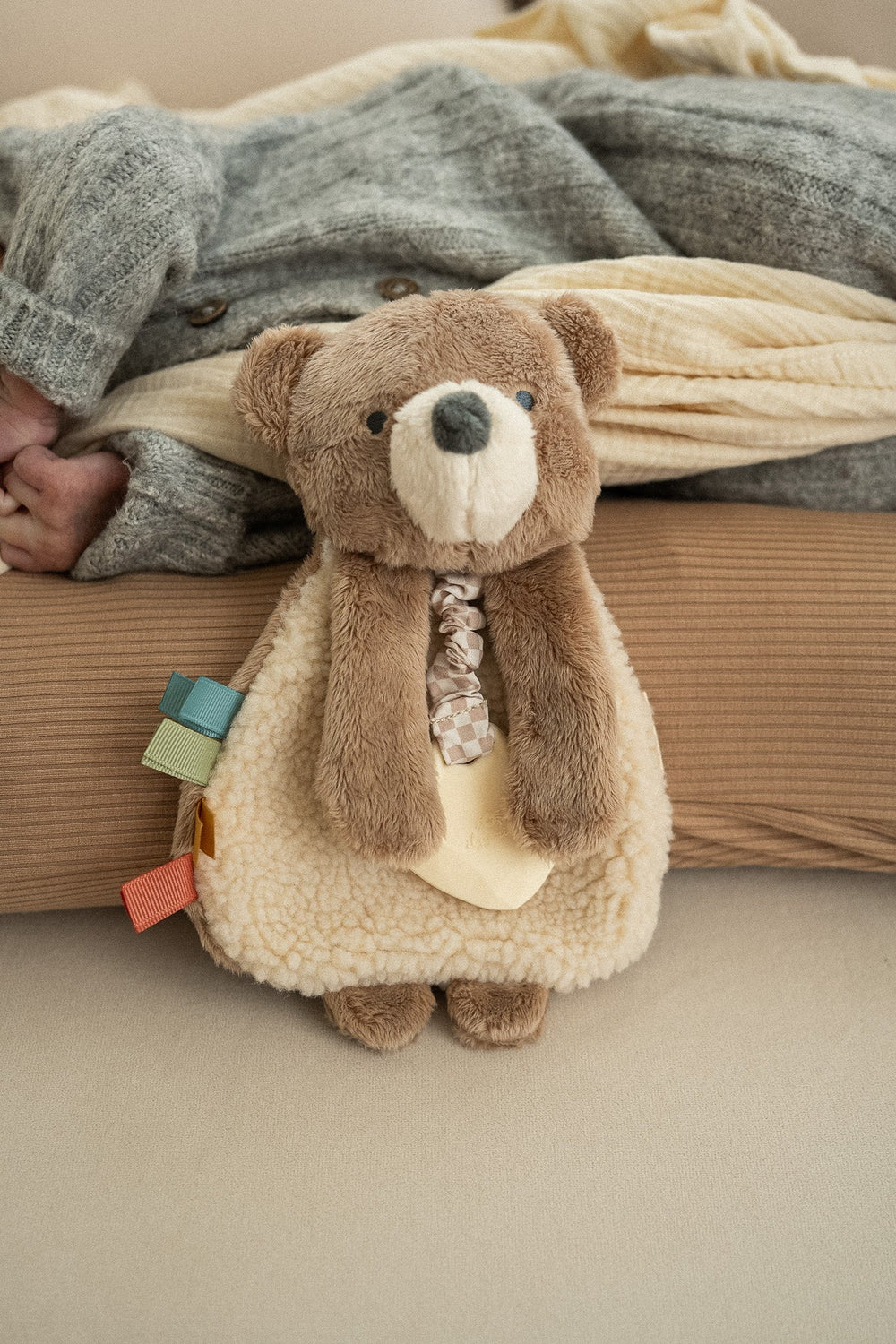 ourson peluche itzy ritzy lovey jouet enfant Mlle et Coco