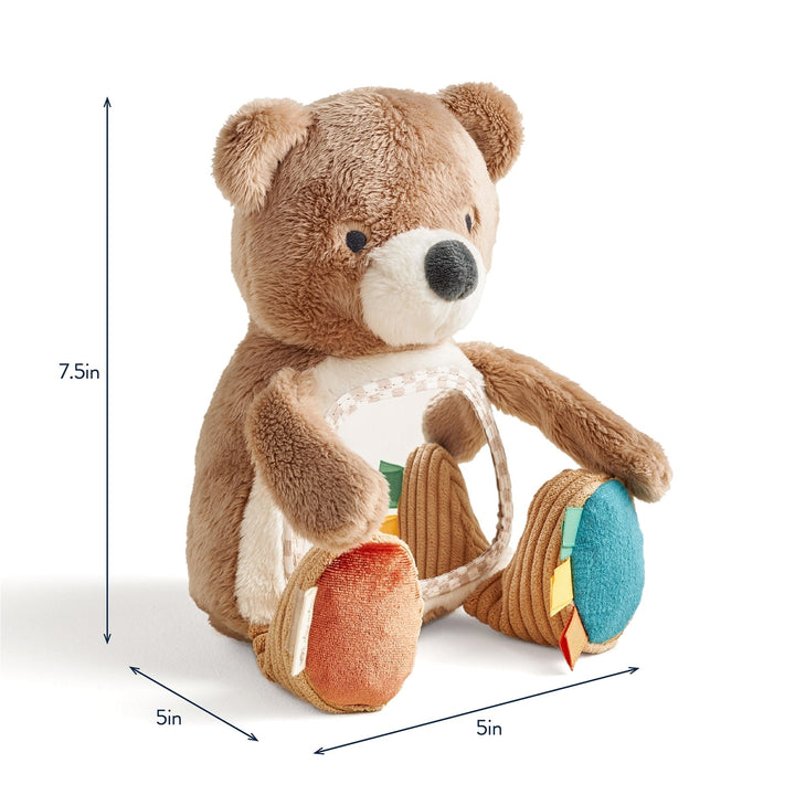 Itzy Ritzy peluche ourson miroir voiture Mlle et Coco