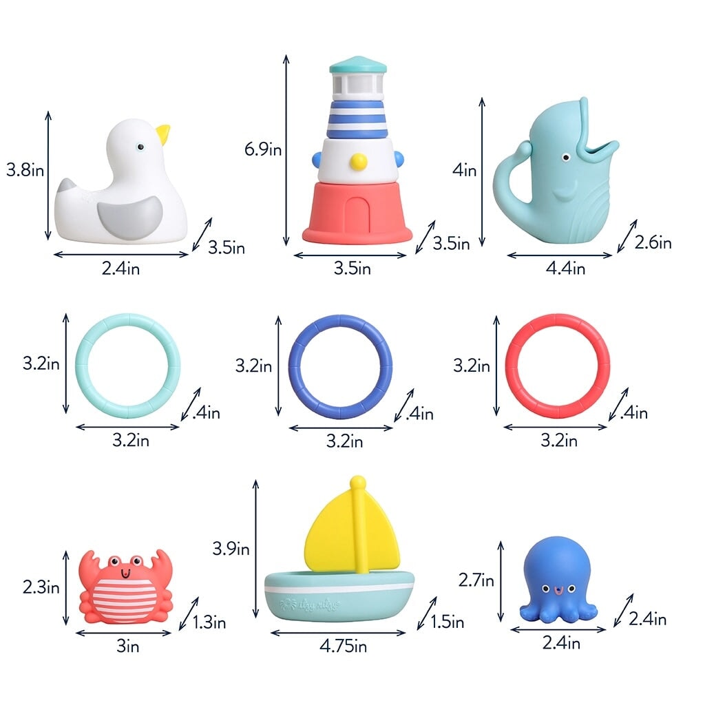 coffret cadeau seaside slash Itzy Ritzy jouet bain Mlle Coco