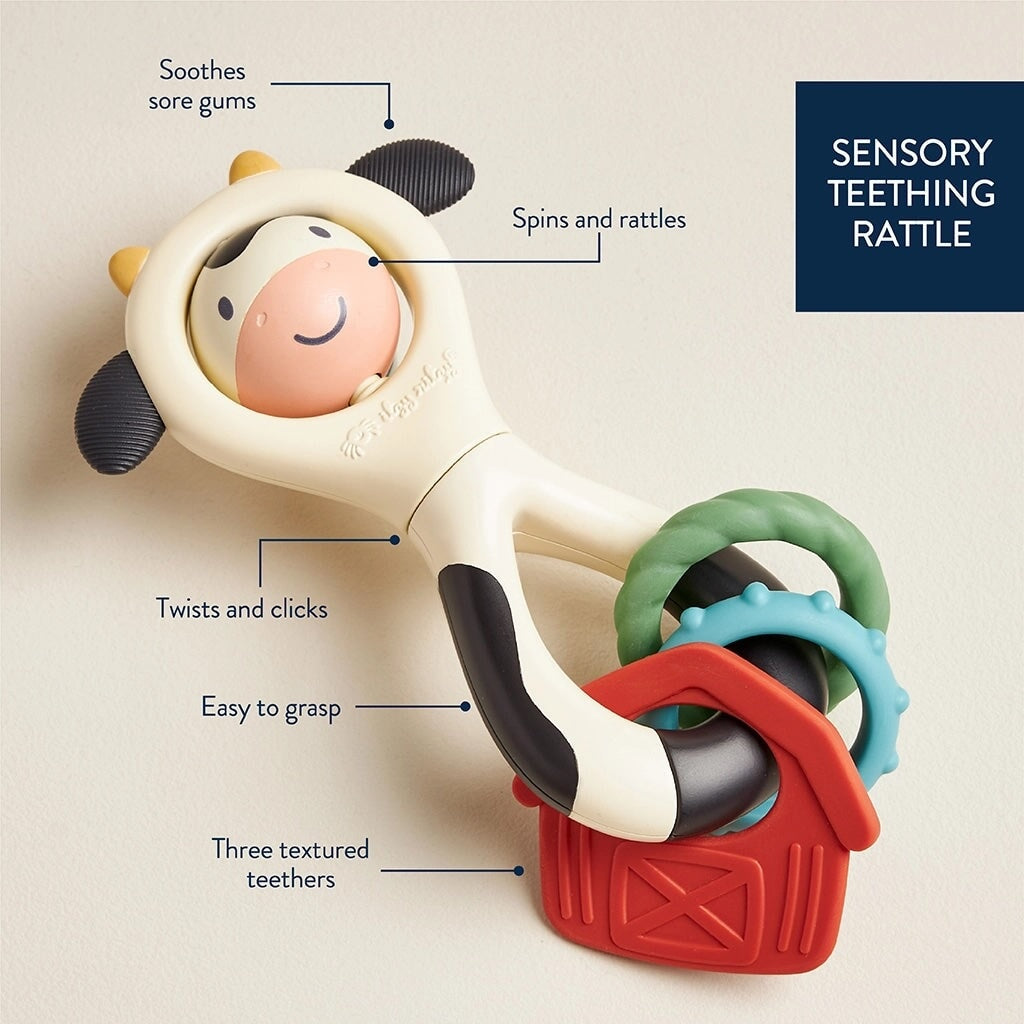 jouet activité sensoriel vache spinner itzy ritzy Mlle et Coco
