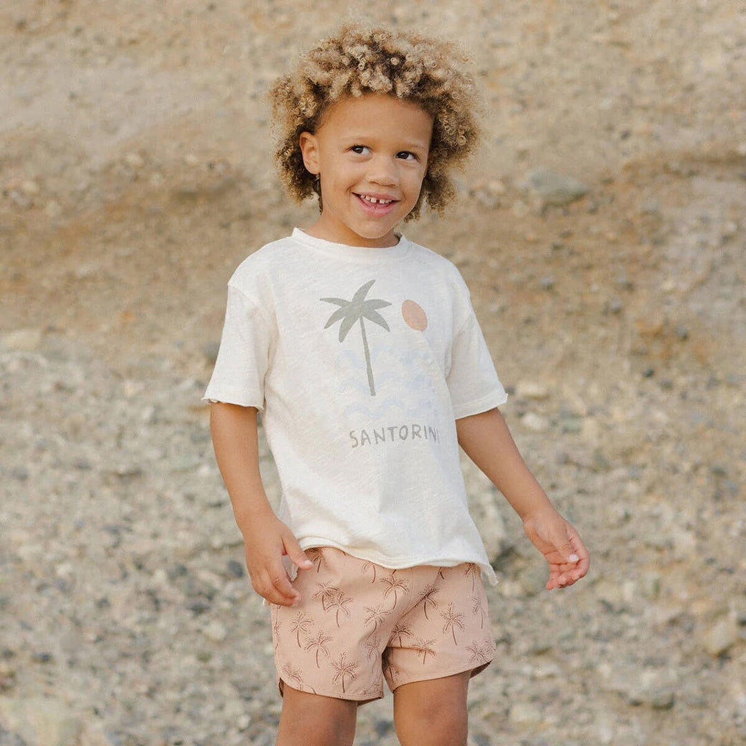 T-shirt manches courtes Santorini ivoire Rylee + Cru Mlle et Coco