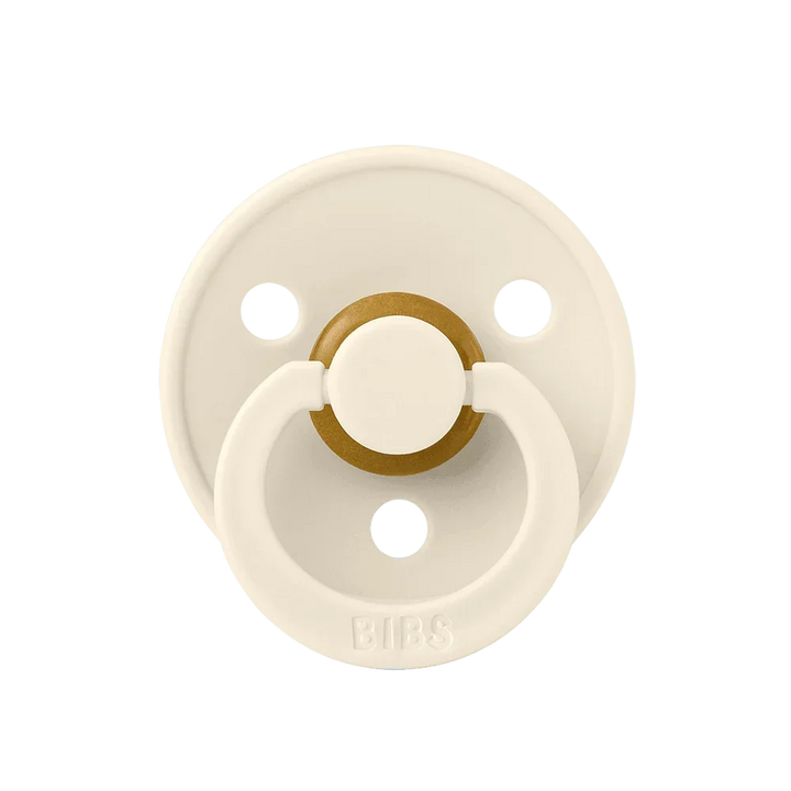 suce bibs paquet  2 ivory dark oak Mlle et Coco