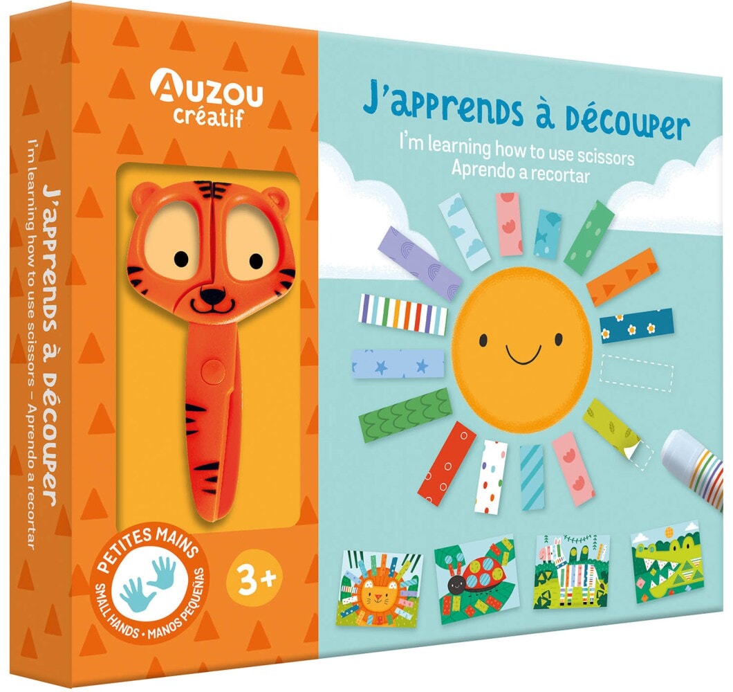 Auzou créatif bricolage enfant 3+ J'apprends à découper