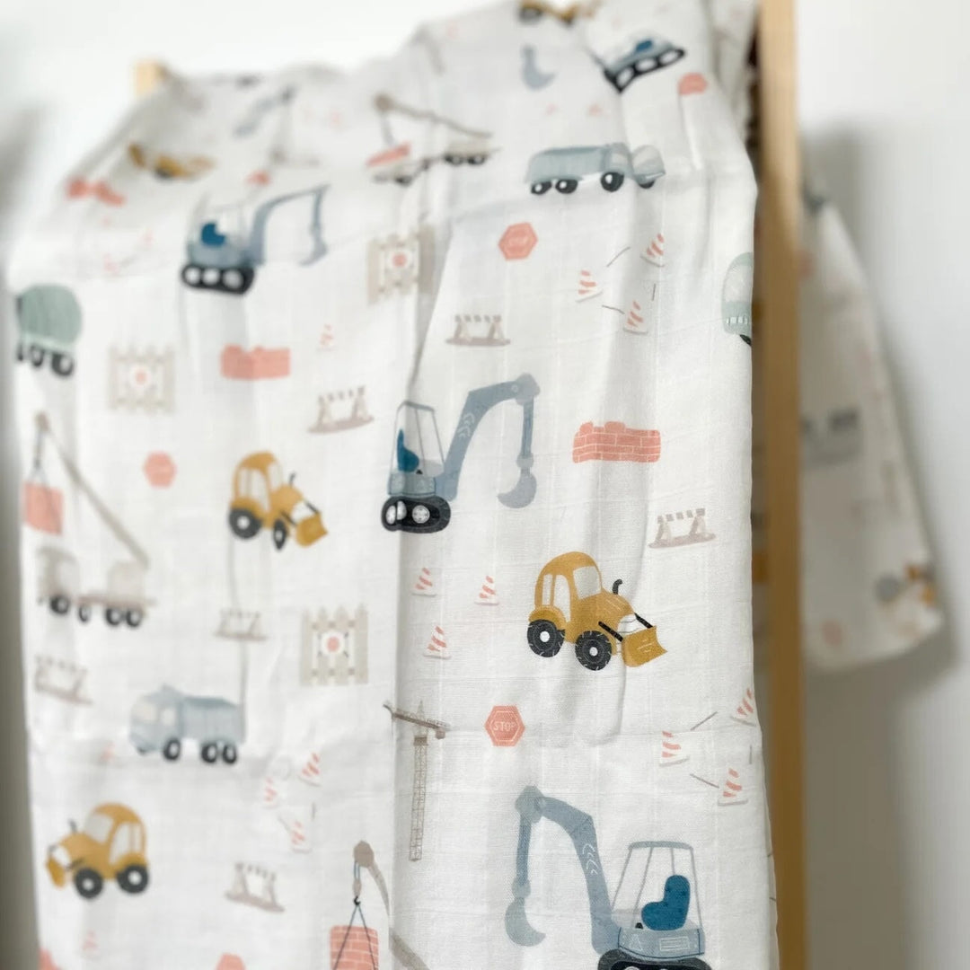 mousseline camion Création Jade Mlle et Coco accessoire bébé