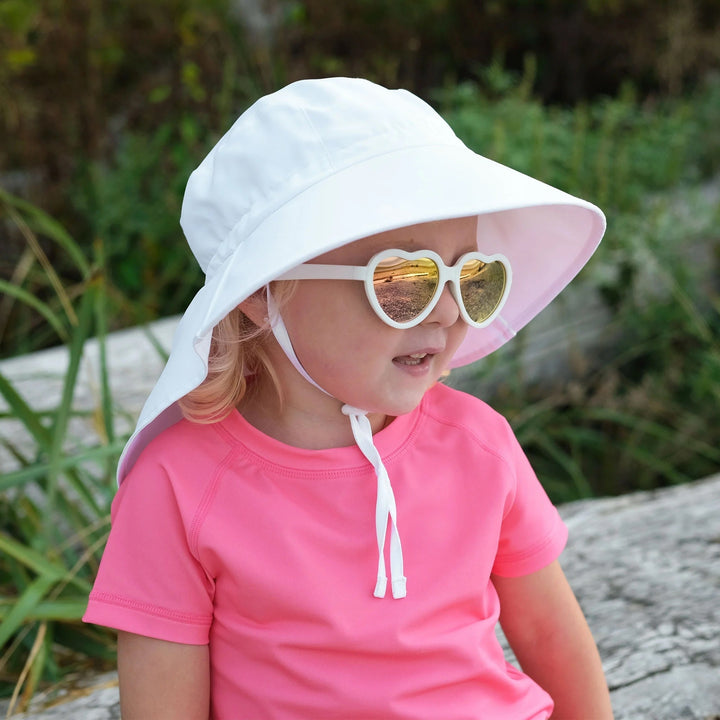 chapeau imperméable évolutif blanc Jan &amp; Jul Mlleet Coco