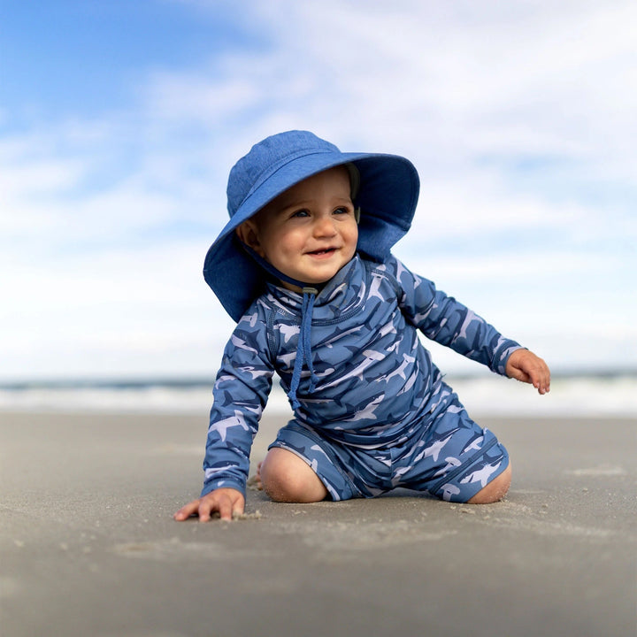 chapeau bleu Jan &amp; Jul imperméable Mlle et Coco