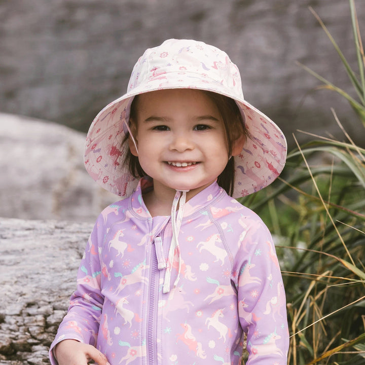 chapeau évolutif imperméable licorne Jan &amp; Jul Mlle et Coco