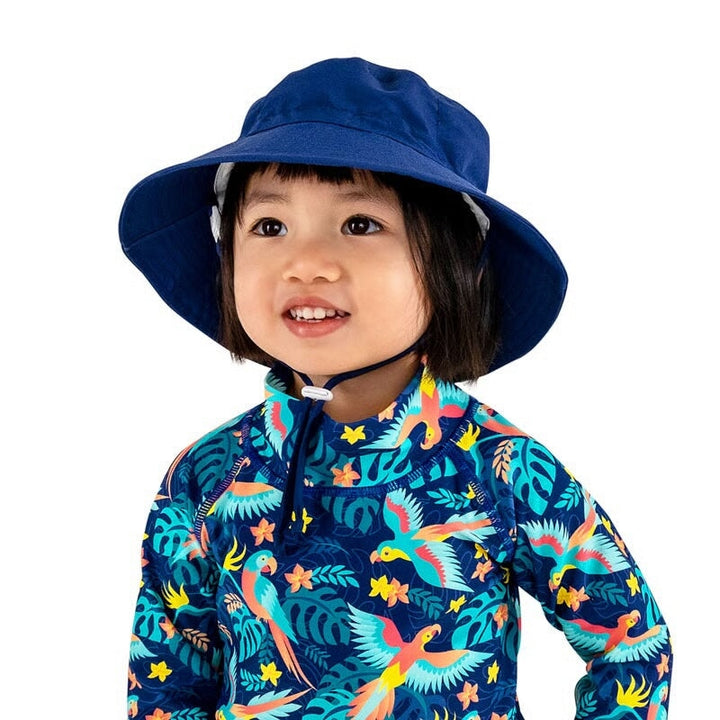 chapeau coton souple Jan &amp; Jul marine Mlle Coco