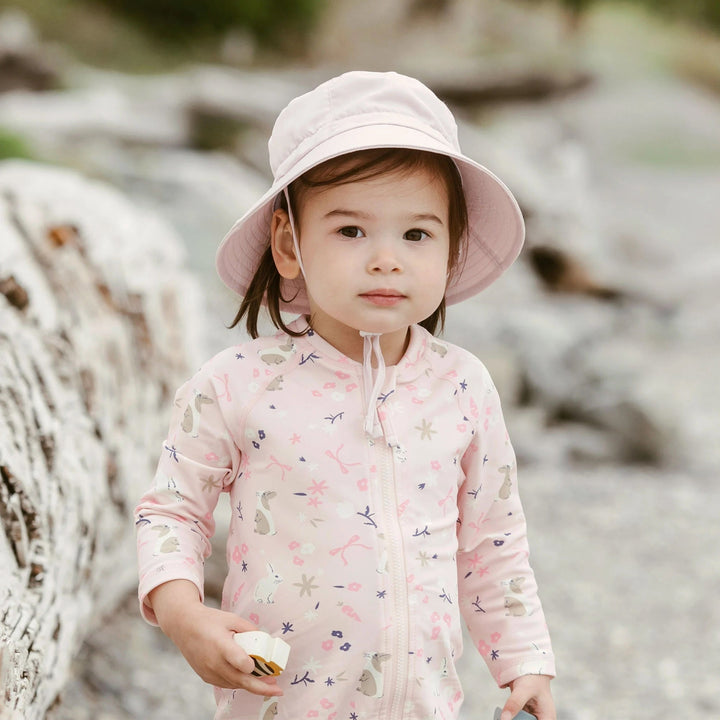 chapeau rose doux Jan &amp; Jul imperméable Mlle et Coco