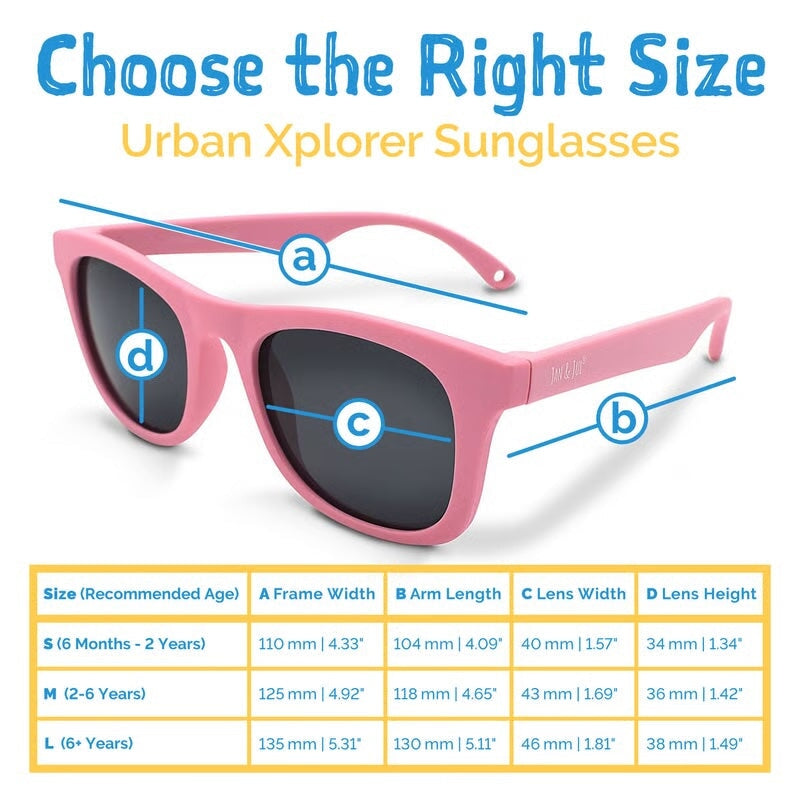 Lunette de soleil polarisée rose Jan &amp; Jul Mlle et Coco
