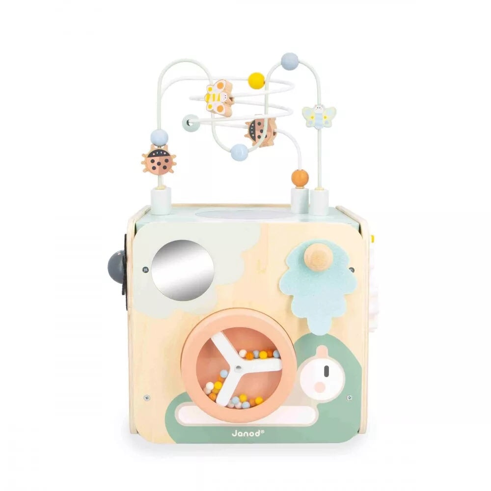 Janod maxi-cube activité je enfant Mlle et Coco