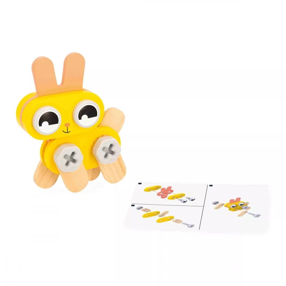 jouet petits animaux à bricoler Janod Mlle et Coco