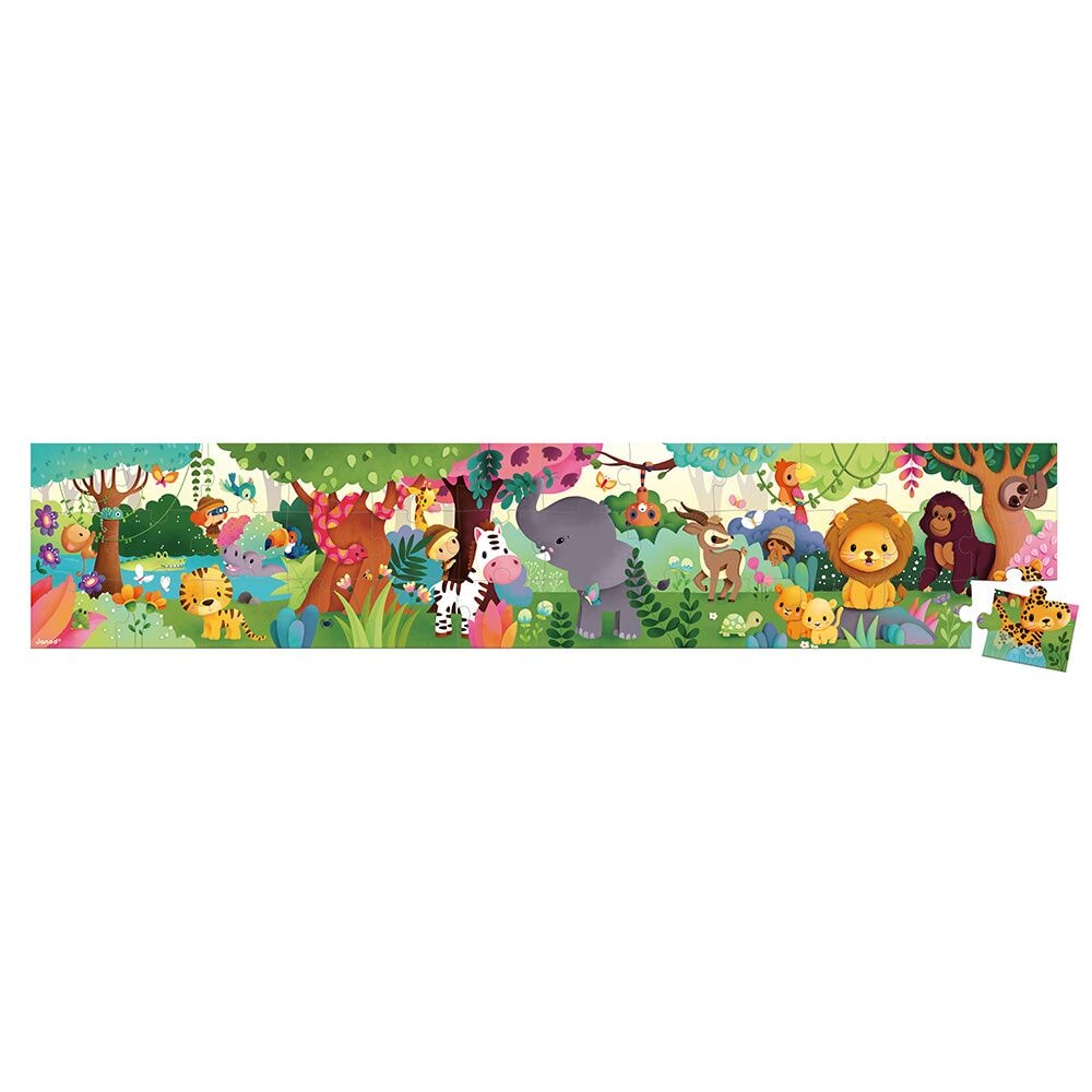casse-tête panoramide animaux sauvage puzzle Janod activité enfant