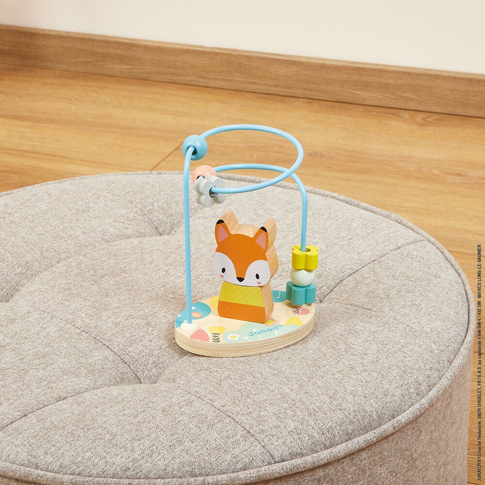 jeu dextérité looping renard bois Janod Mlle et Coco