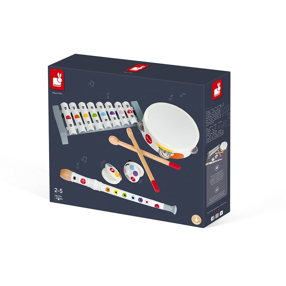 set musical confretti janod jouet enfant Mlle et Coco
