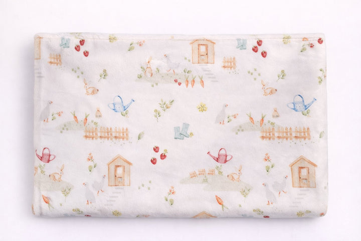 Minky blanket - Garden - Mlle et Coco