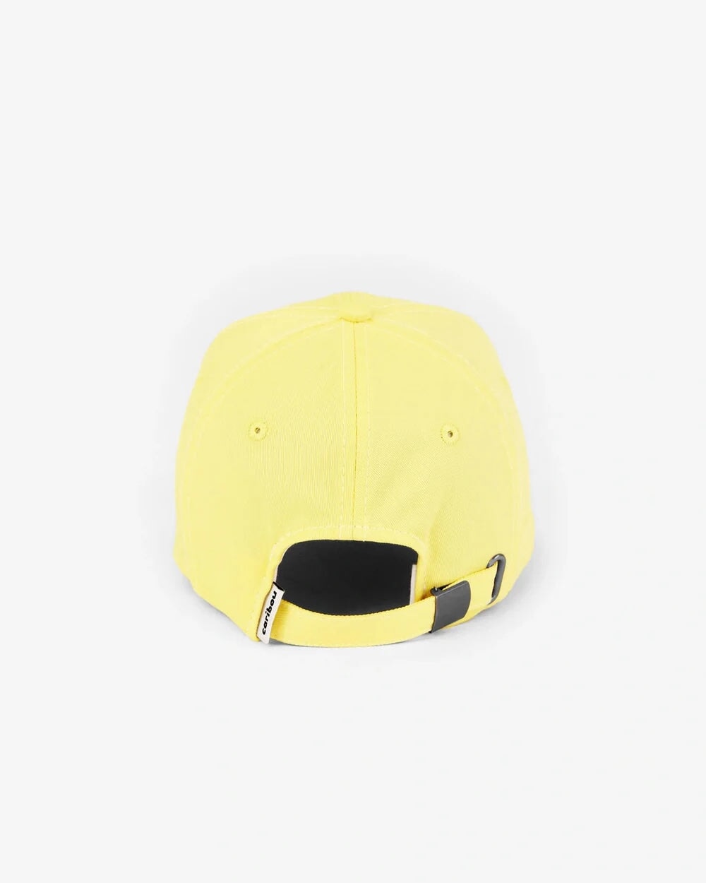 Casquette en coton jaune citron Caribou Mlle et Coco