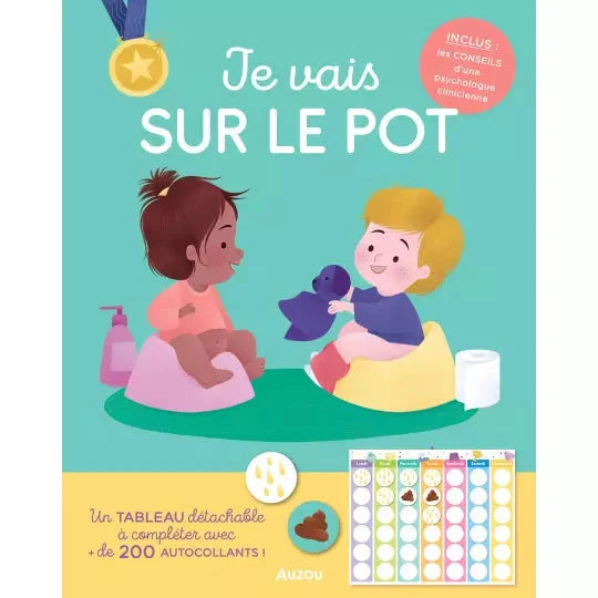 Calendrier interactif: Je vais sur le pot - Auzou éditions Livre Auzou éditions 