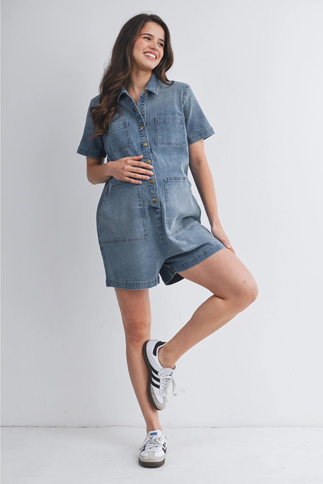combinaison maternité jeans Hello Miz vêtement maman Mlle Coco