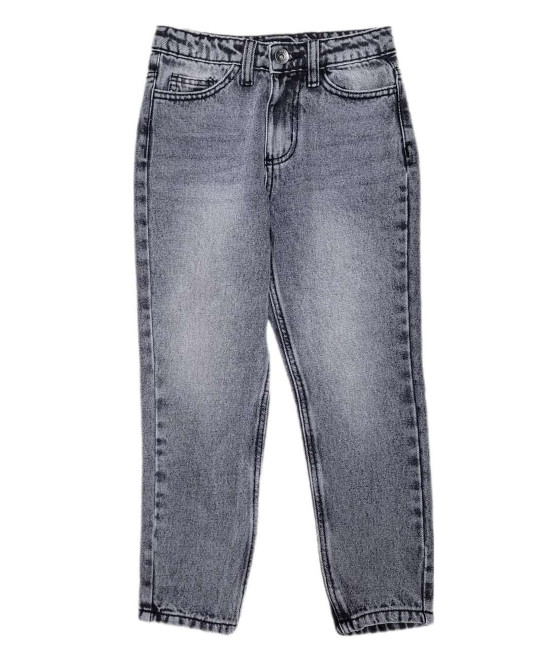 jeans gris pâle délavé enfant WRTK Mlle et Coco