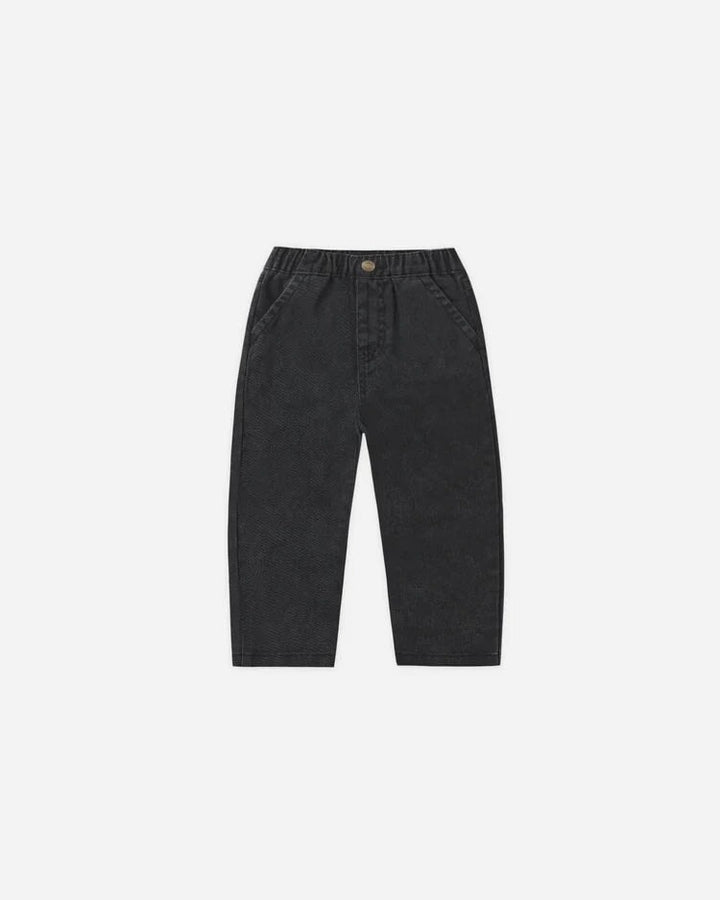 Jeans taille élastique denim noir Rylee + Cru Mlle et Coco