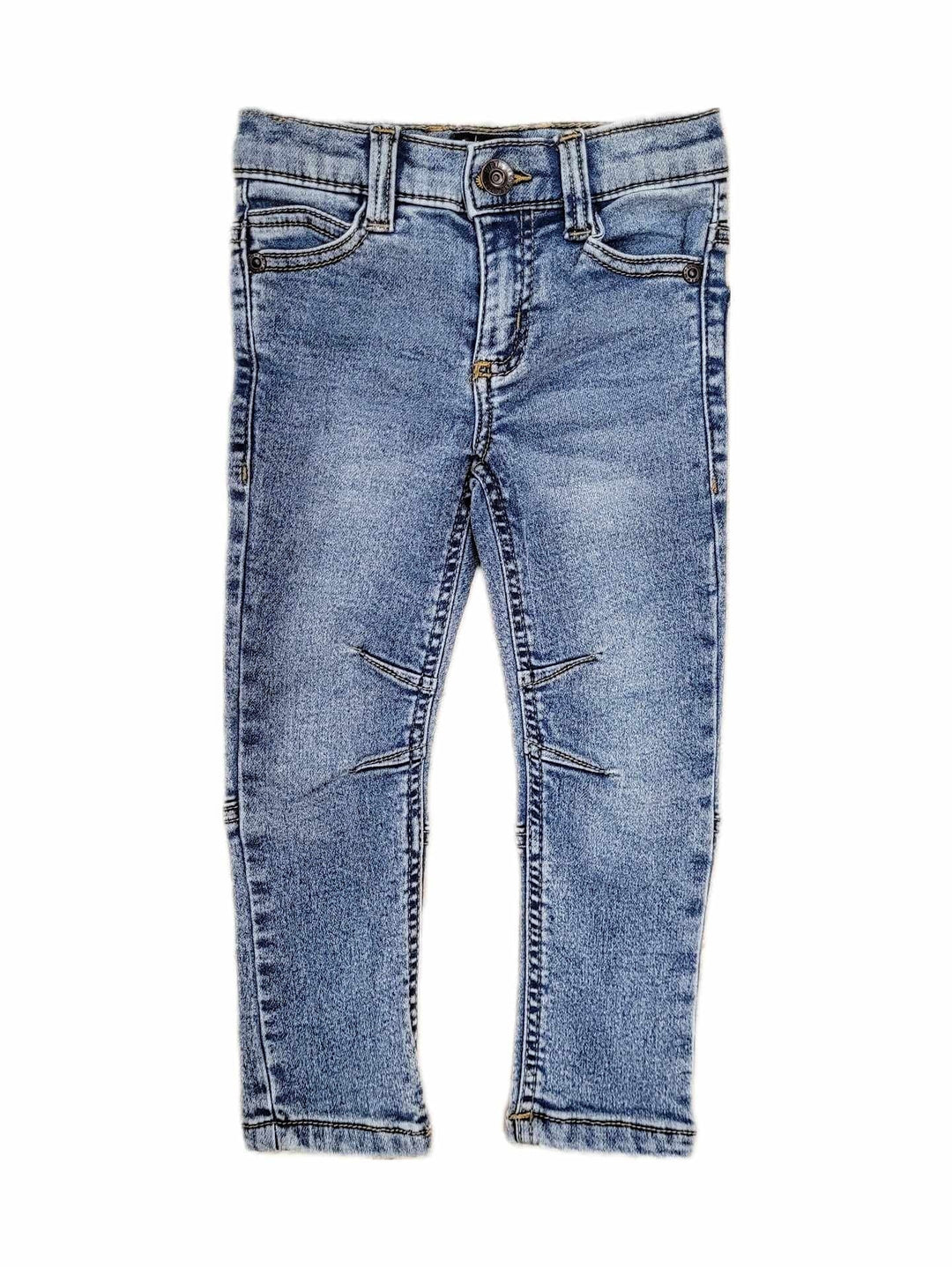 jeans extensible bleu pâle délavé Warwick Mlle et Coco