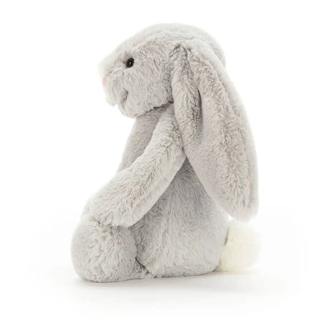 peluche toutou Lapin gris pâle Jellycat Mlle et Coco