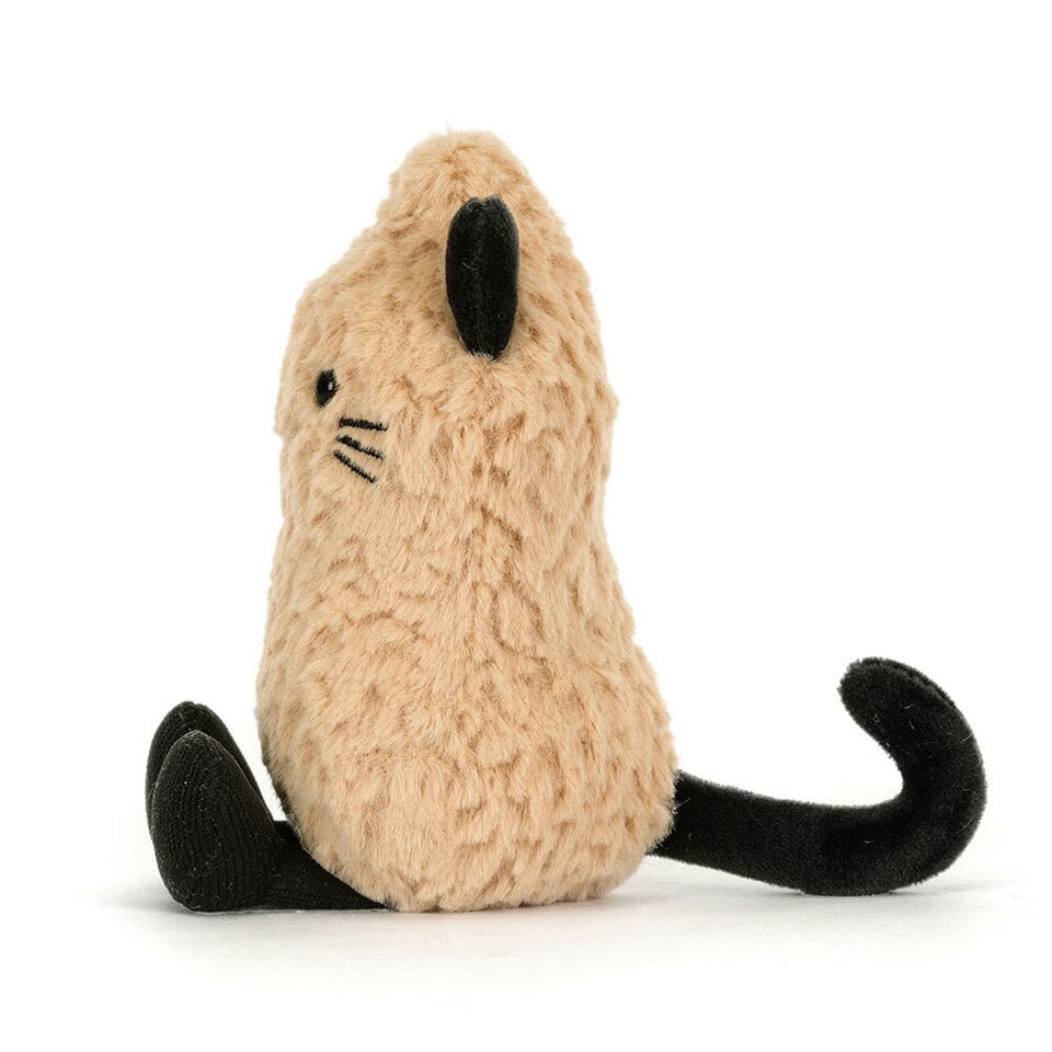 Peluche amuseable cacahuète en tenue chat Halloween Jellycat Mlle et Coco