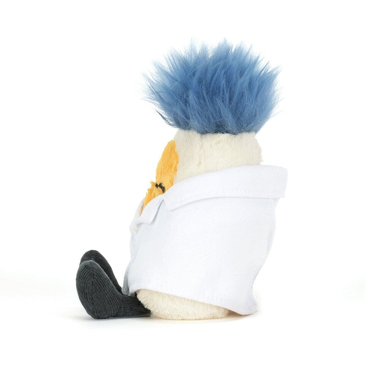 Peluche oeuf dur en tenue de scientifique espace Jellycat Mlle et Coco
