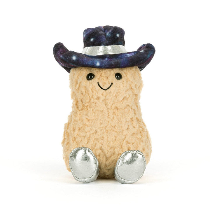 Peluche cacahuète en tenue de rodéo spatiale Jellycat Mlle et Coco