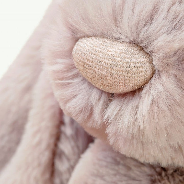 lapin rose deluxe Jelly-cat peluche enfant