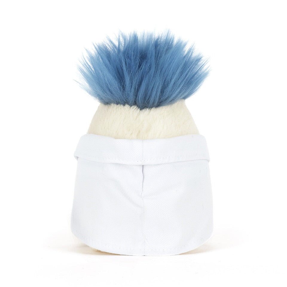 Peluche oeuf dur en tenue de scientifique espace Jellycat Mlle et Coco