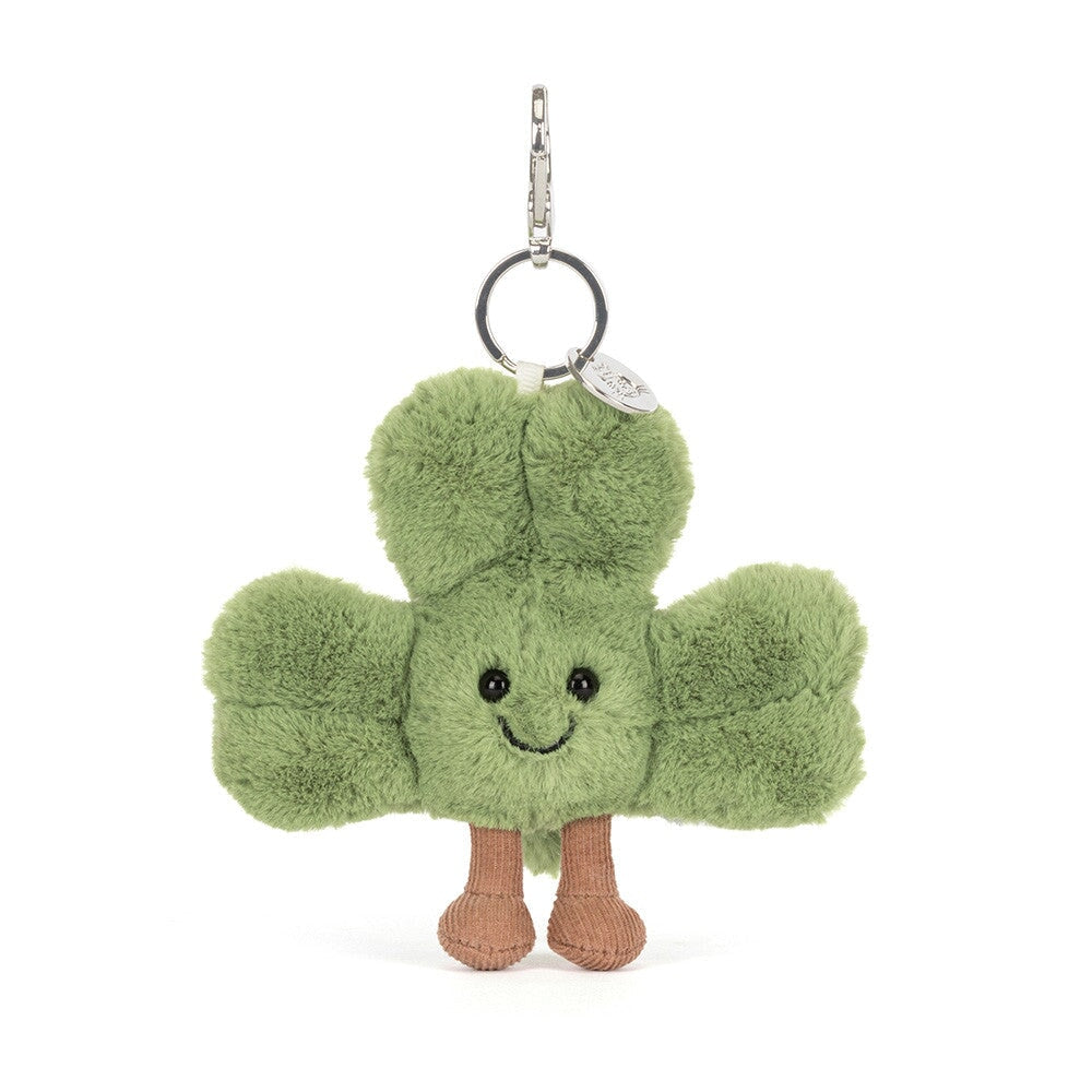 Breloque de sac peluche trèfle Siofra Jellycat Mlle et Coco