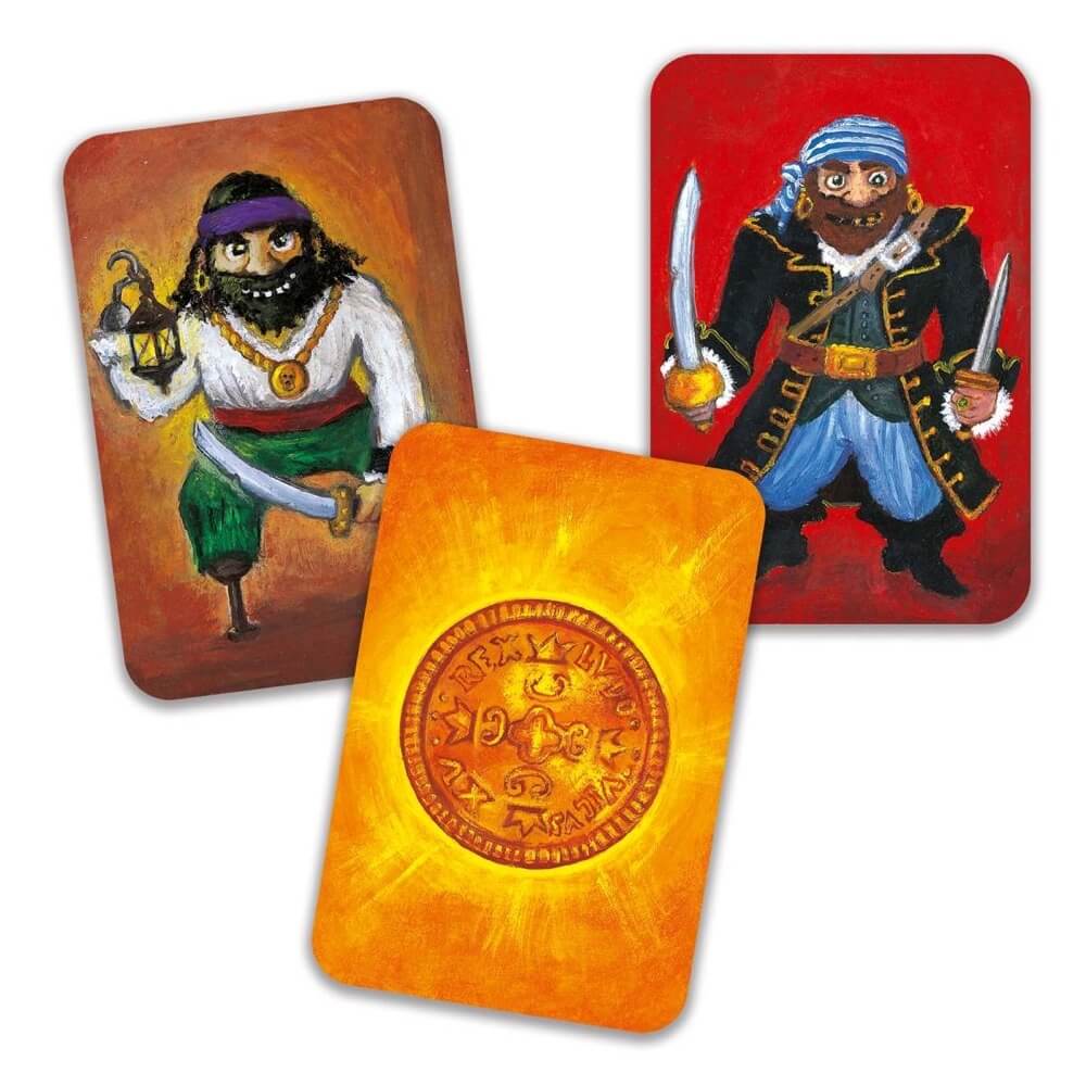 Jeu de cartes et de stratégies Piratatak Djeco Mlle et Coco