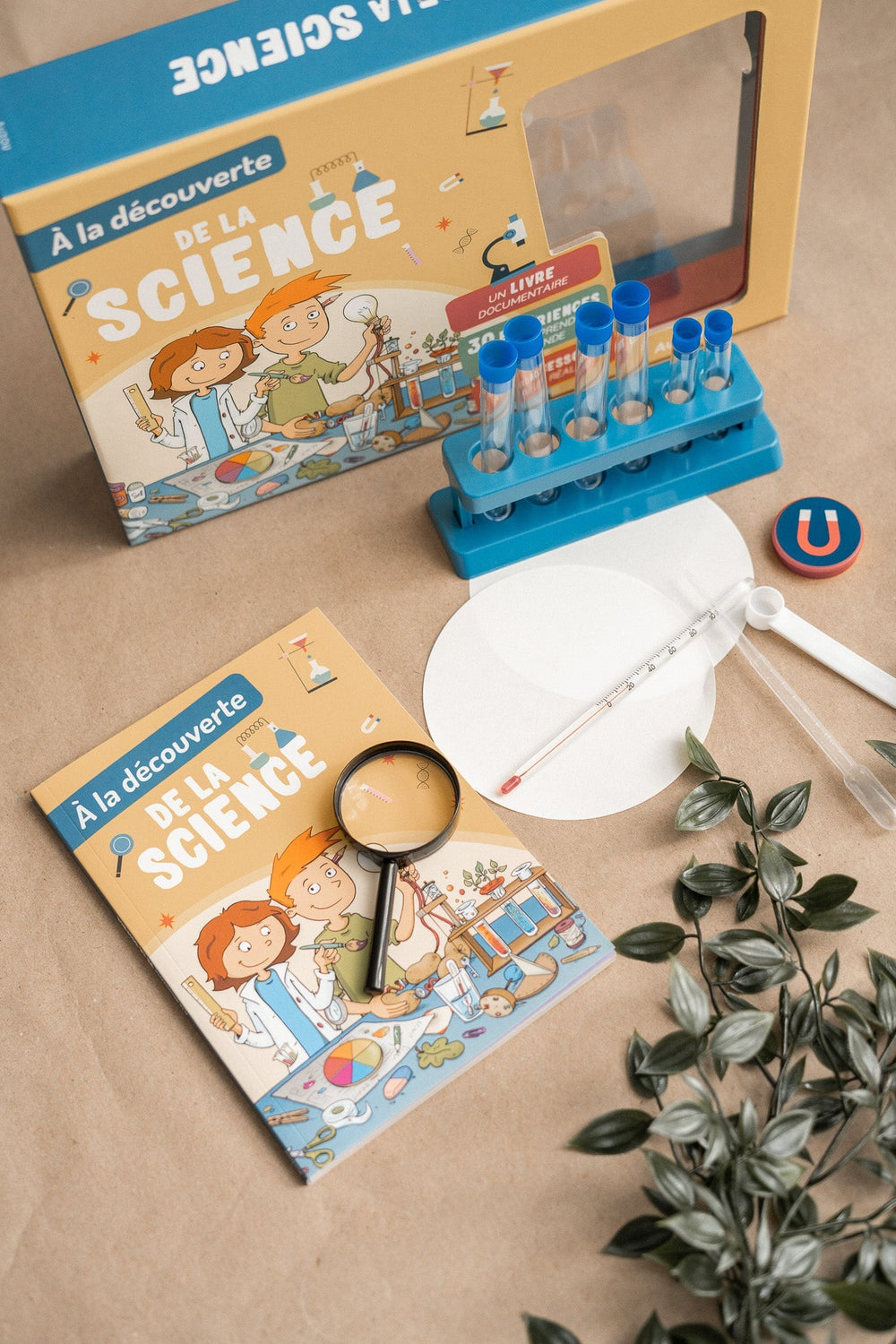 decouverte science auzou coffret jeu livre documentaire accessoire