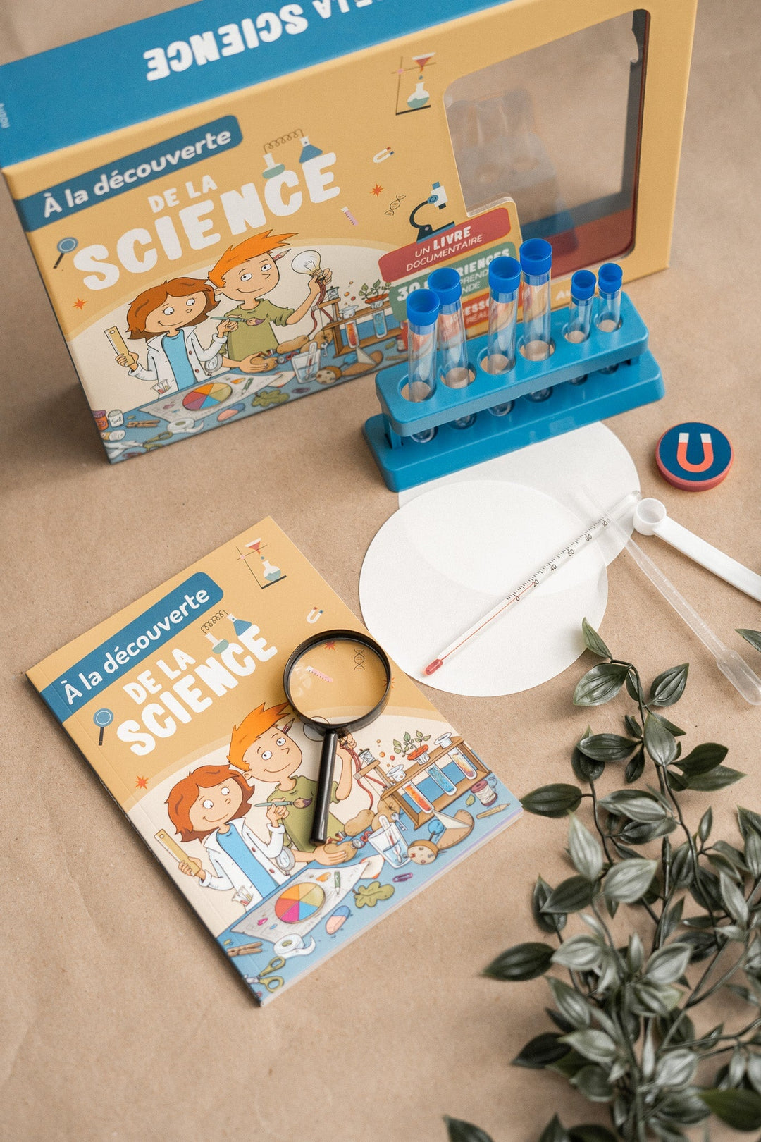 decouverte science auzou coffret jeu livre documentaire accessoire