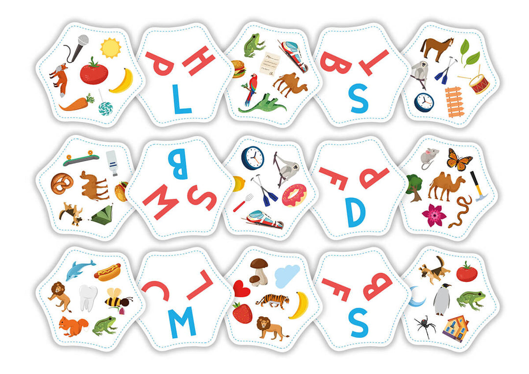 jeu société lie les lettre Flexiq Mlle et Coco