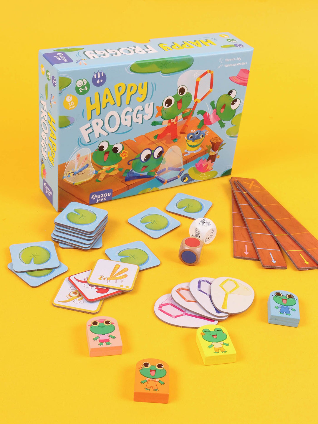 Jeu de société Happy froggy Auzou Mlle et Coco