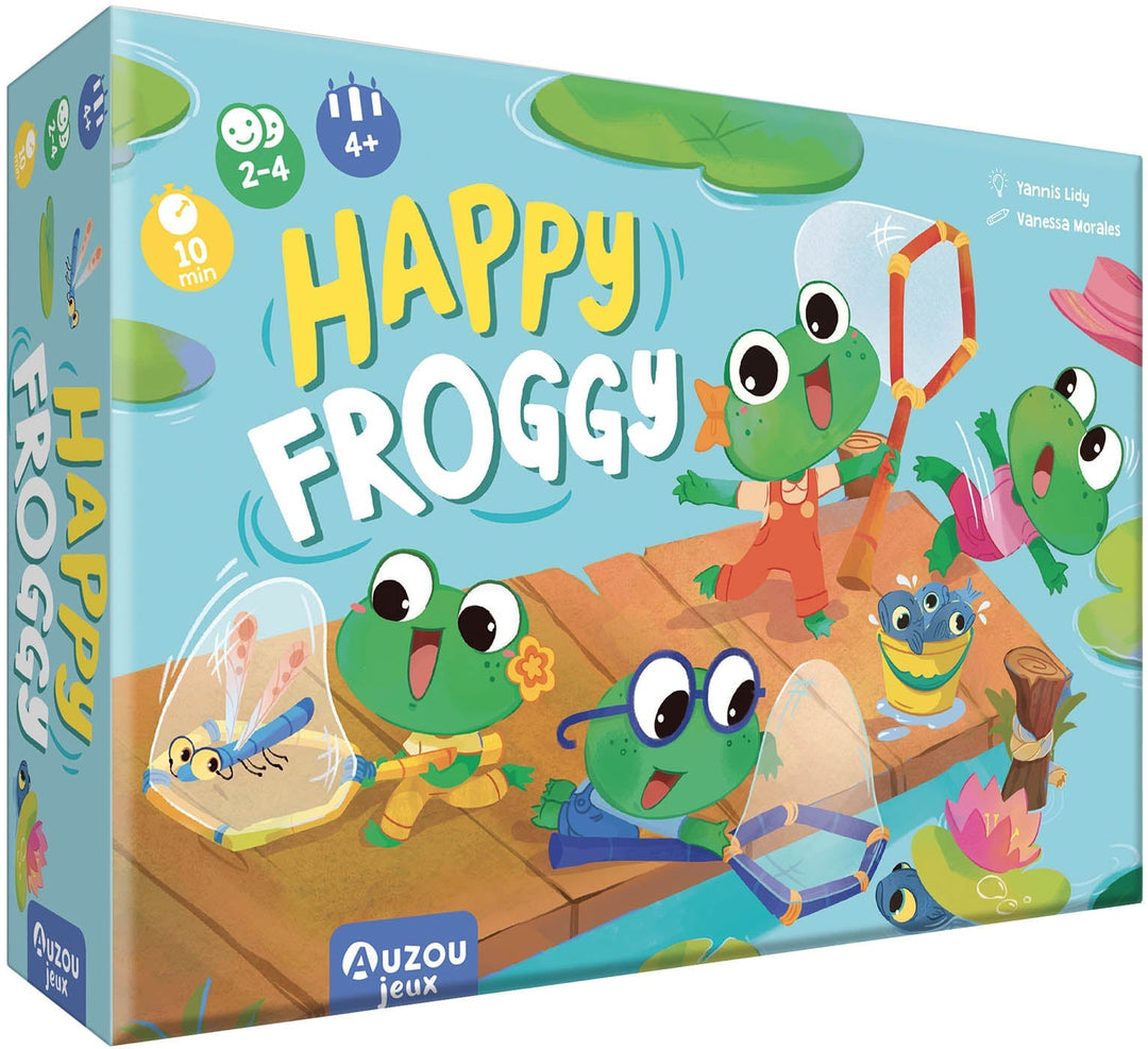 Jeu de société Happy froggy Auzou Mlle et Coco