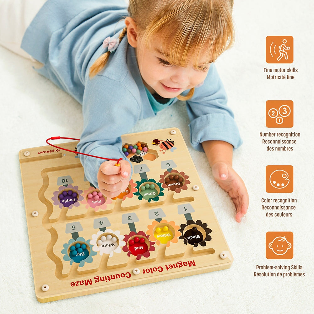 topbright jeu labyrinthe abeille bois Mlle et Coco