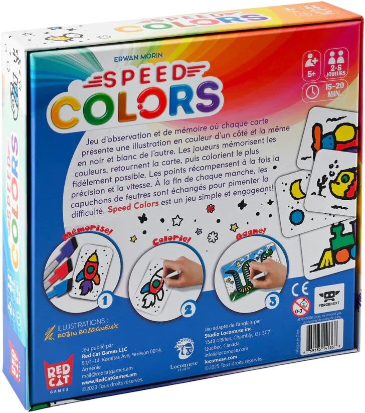 Jeu observation - Speed colors - Locomuse Locomuse 