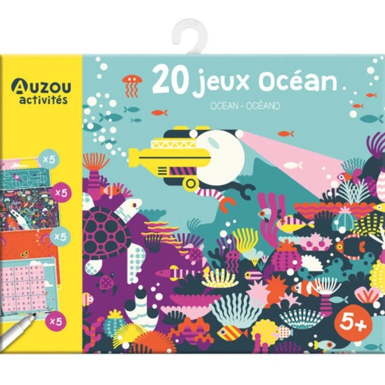 20 jeux océan auzou activités vacances enfant bricolage 