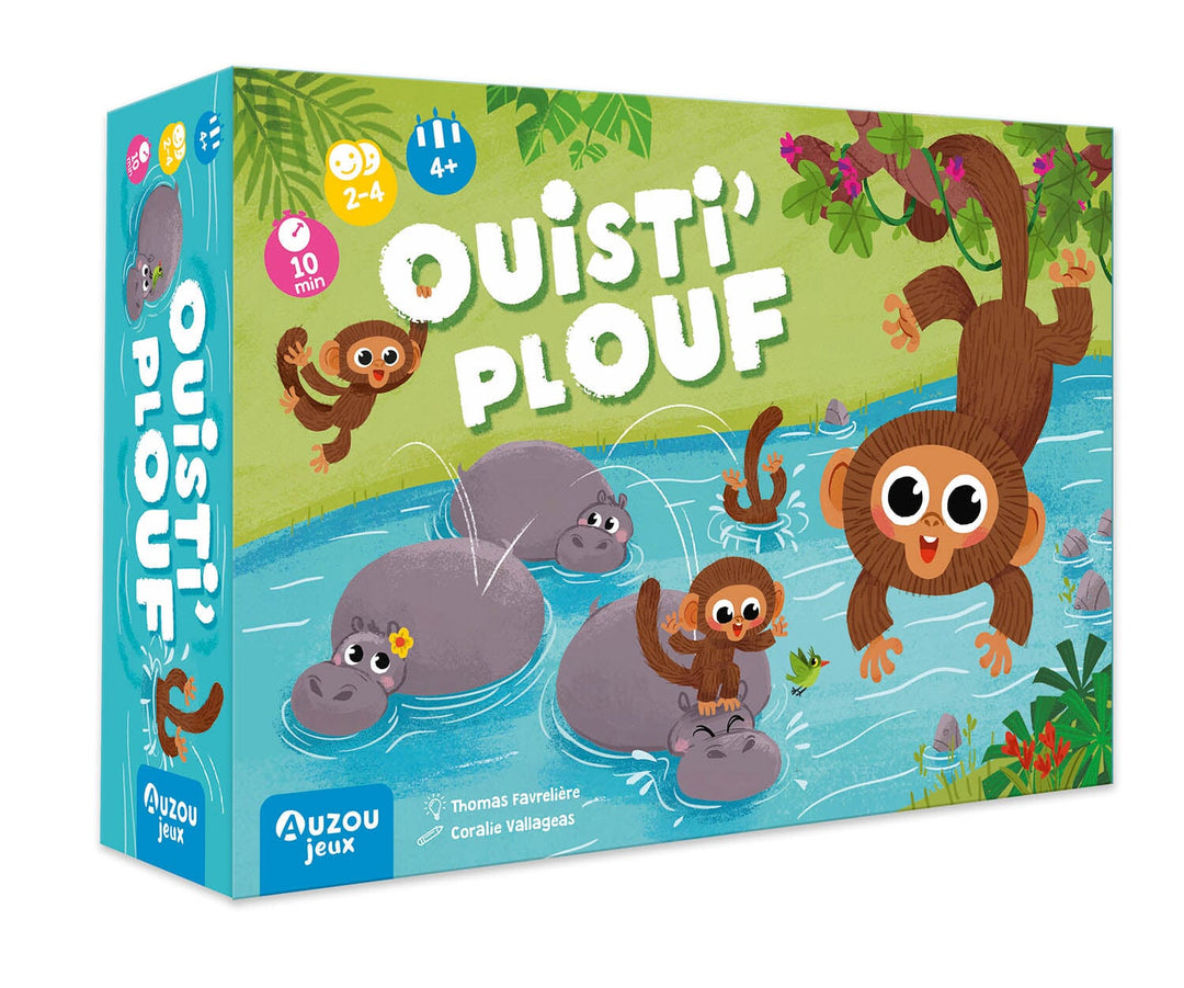 Jeu de société Ouisti'plouf Auzou Éditions Mlle et Coco