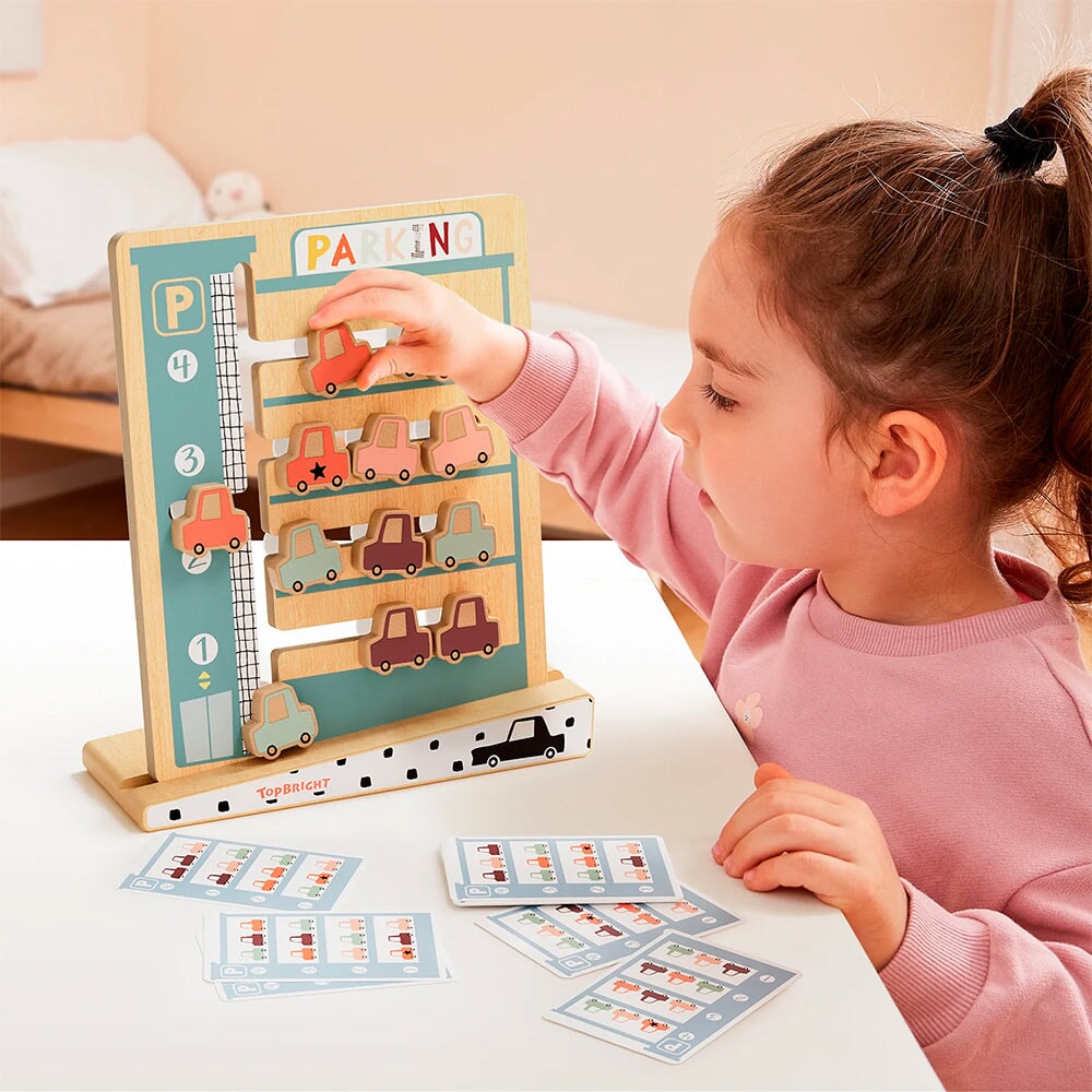 top bright jeu défi de stationnement bois Mlle et Coco