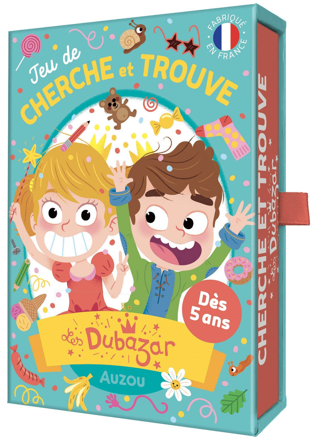 Jeux de société cherche et trouve auzou Mlle et Coco