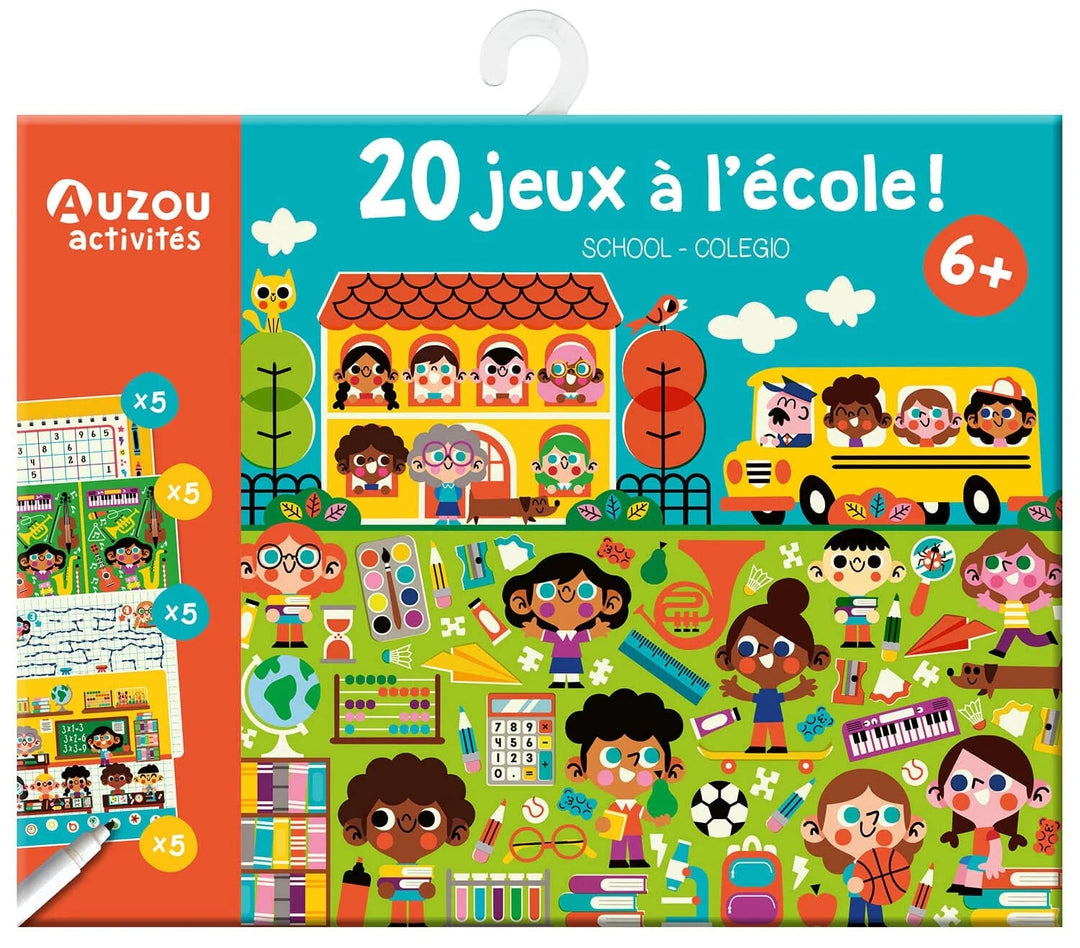 20 jeux à l'école auzou activité enfant apprentissage